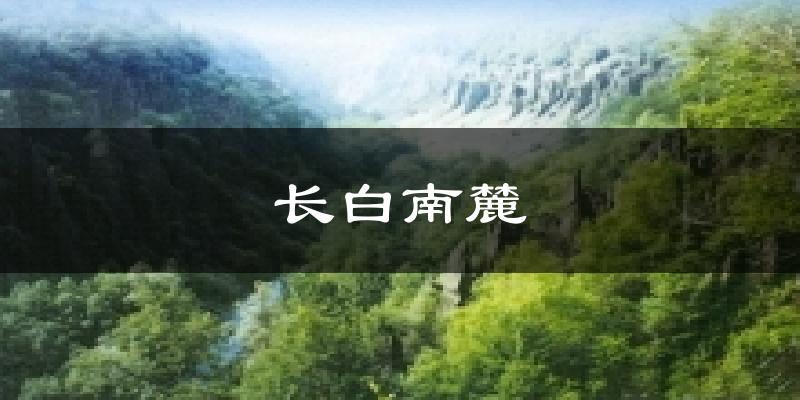 长白南麓天气预报十五天